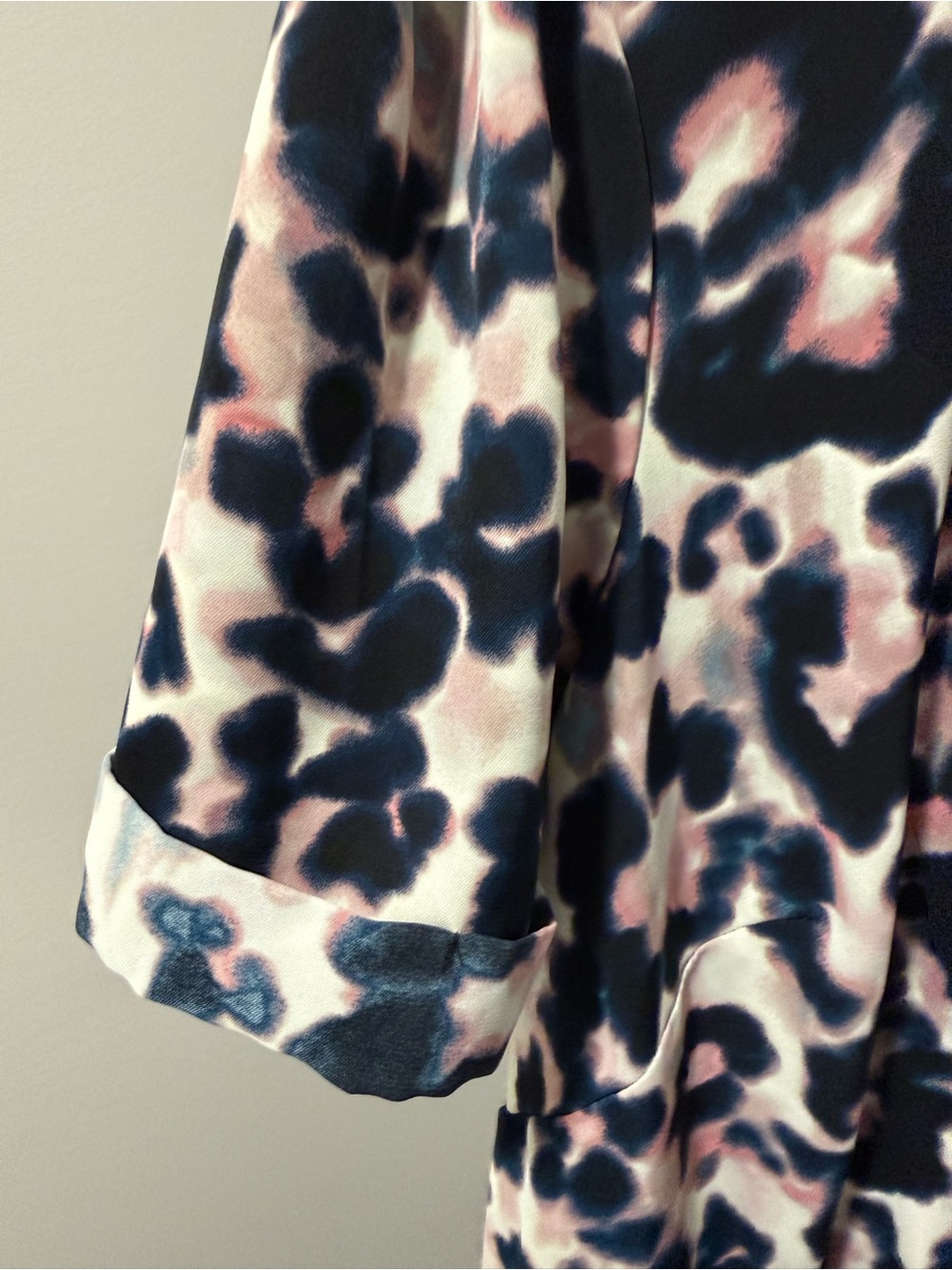 Torrid Pink and Navy Leopard-Print Dress - Picture 6 of 12